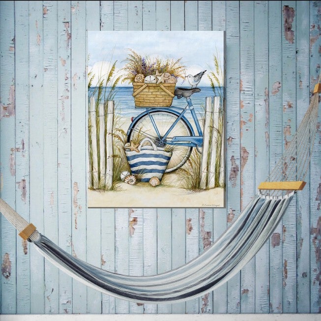 BEACH BIKE OUTDOOR ART 30X40, , on-hover image number 1