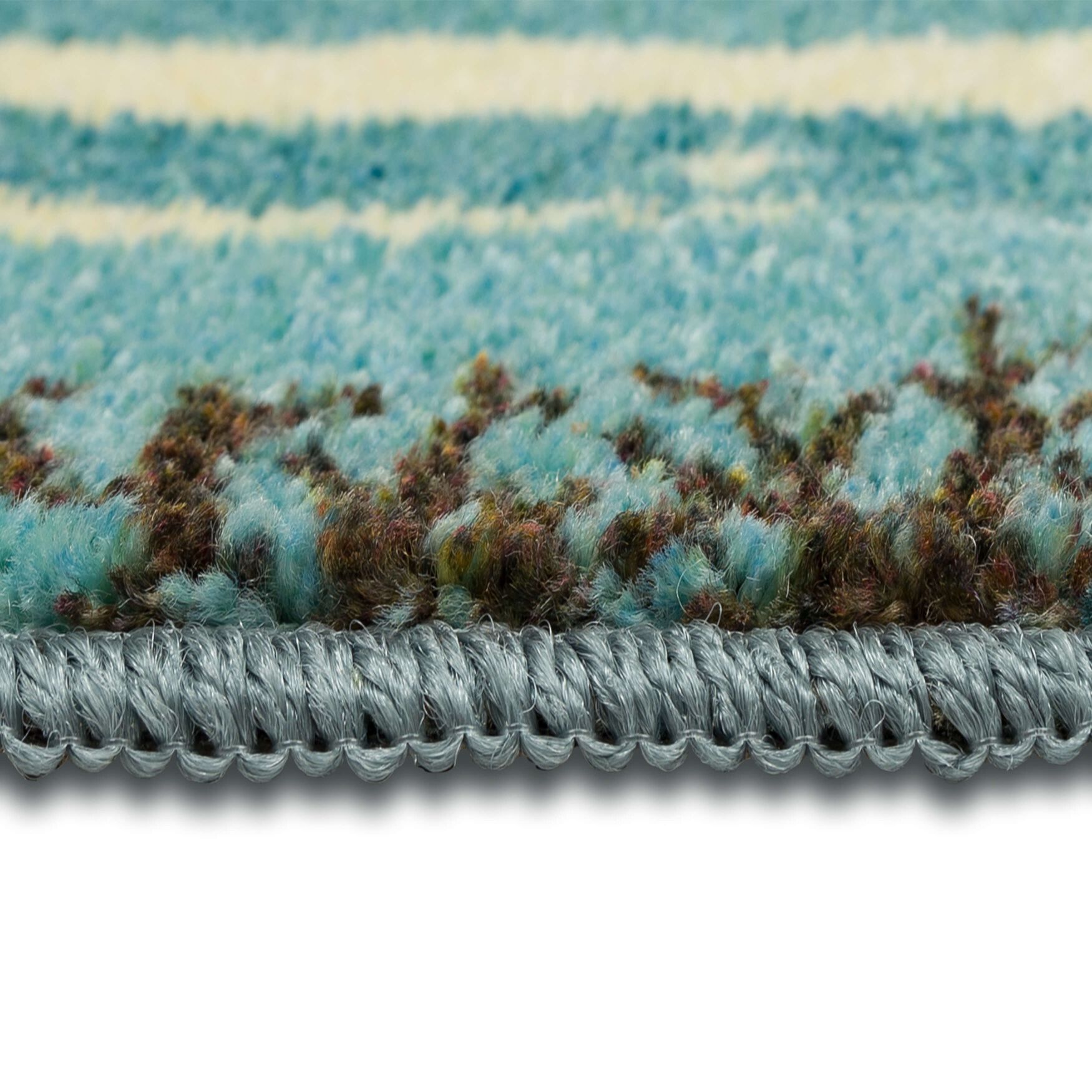 Linen Texture Double Ruffle Back Tab Curtain Pair, , alternate image number 10