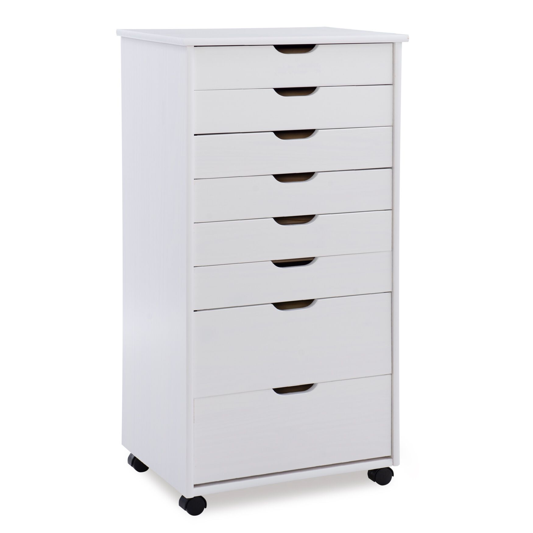 Croghan Eight Drawer Rolling Storage Cart, , alternate image number 3