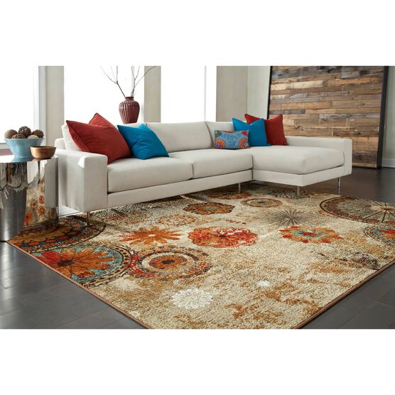 Caravan Medallion Multi 7' 6" X 10', , alternate image number null