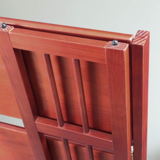 3-Shelf Folding Bookcase 14 inches Wide-Mahogany, , alternate image number 11