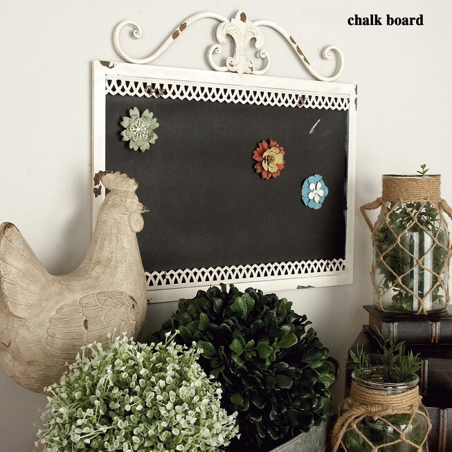 White Farmhouse Abstract Metal Wall Décor, , alternate image number 7