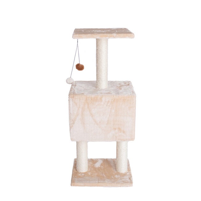 Real Wood 42 inches Cat Tree With Condo And Scratch Post, , alternate image number 6