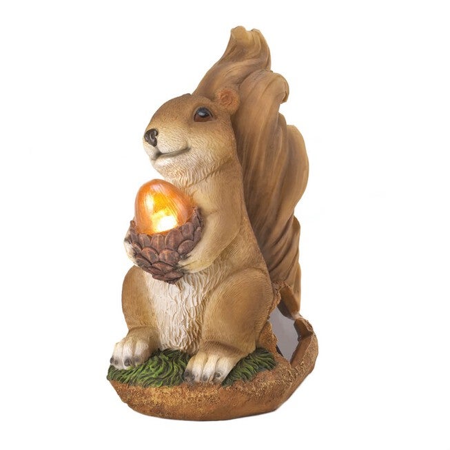 Squirrel Solar Statue, , alternate image number null