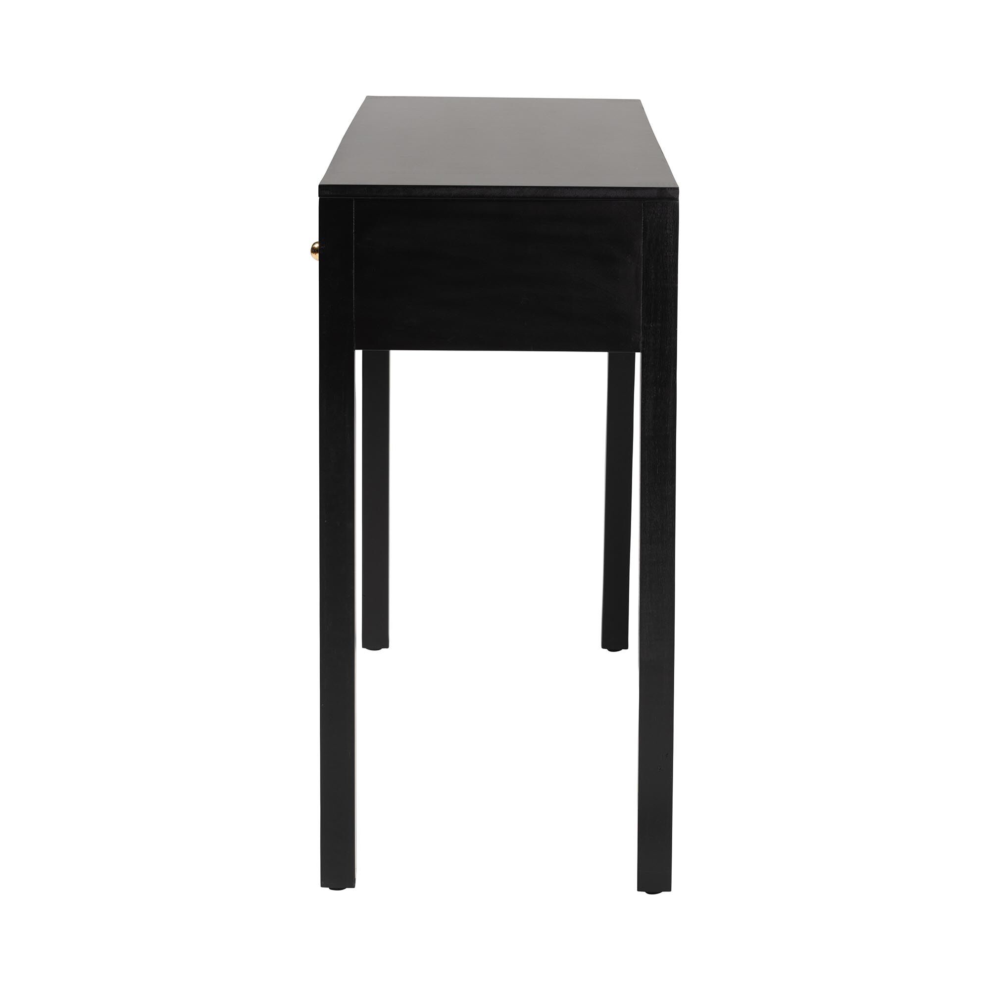 Leah Console Table, BLACK, alternate image number 4