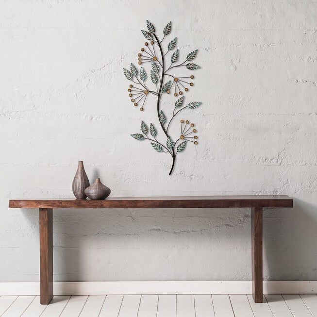 Beaded Metal Flower Bunch Wall Decor, , alternate image number 1