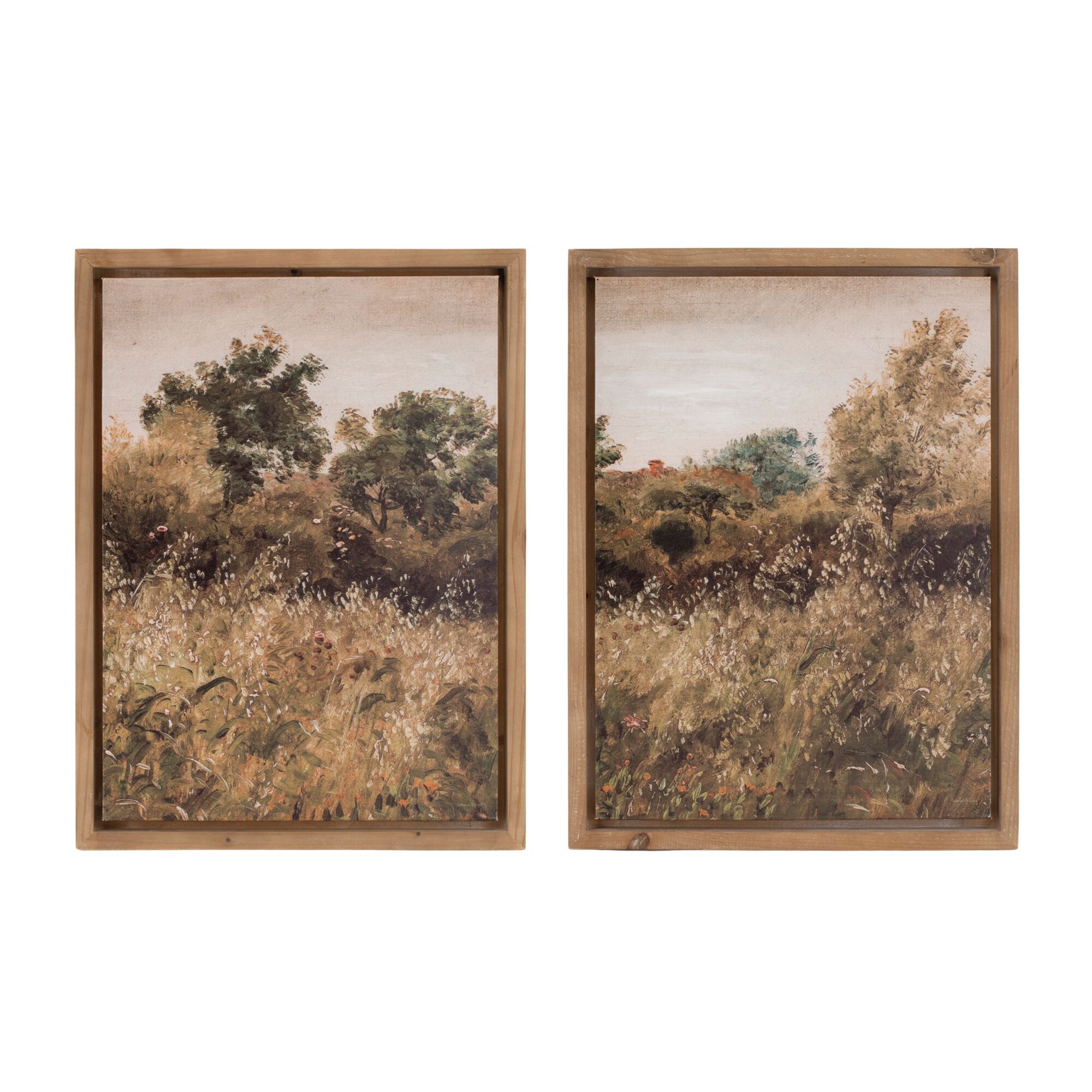 Framed Landscape Canvas Art (Set of 2), BROWN/GREEN, hi-res image number 0