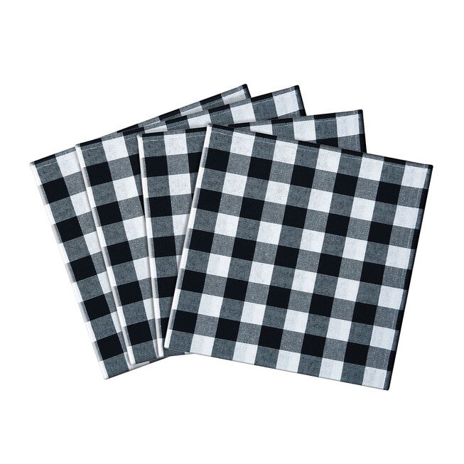 Buffalo Check Dinner Table Napkins Set of Four, , alternate image number 5