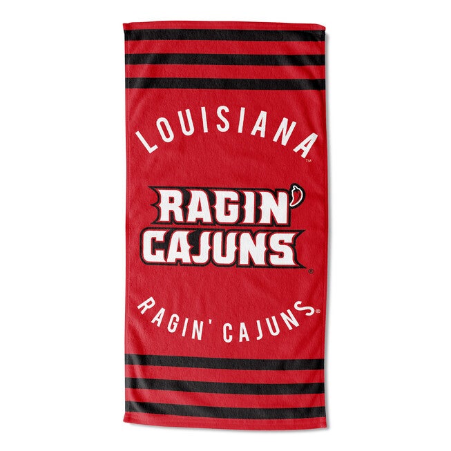 Louisiana @Lafayette Stripes Beach Towel, MULTI, hi-res image number null