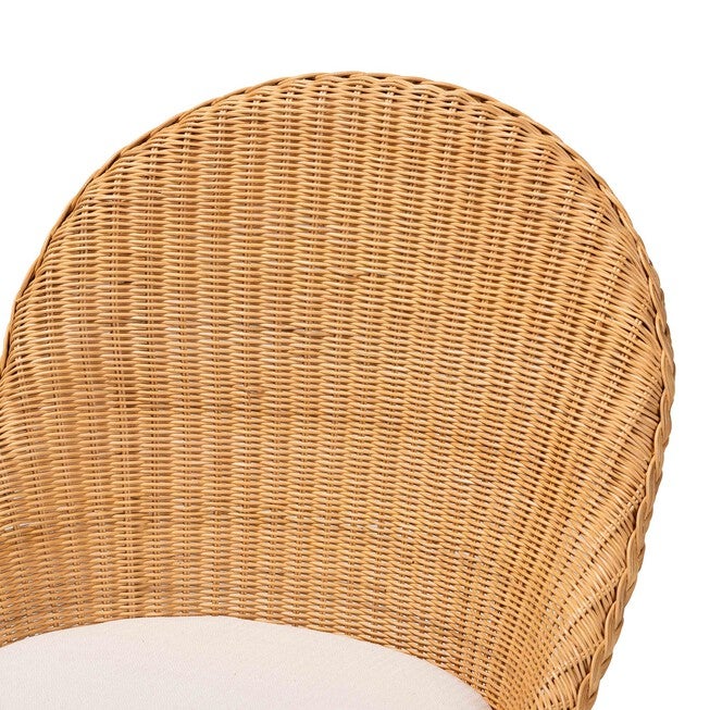 Camelia Bohemian Light Honey Rattan Dining Chair, LIGHT, alternate image number 5