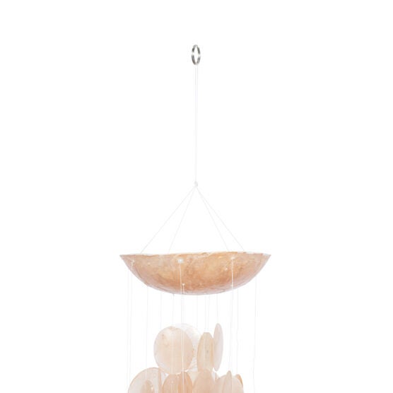 Orange Capiz Coastal Windchime, , alternate image number null