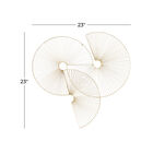 Cosmoliving By Cosmopolitan Gold Metal Wall Decor, , alternate image number null
