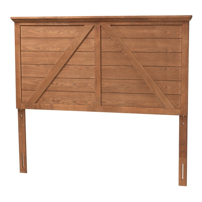 Yorick Classic And Traditional Ash Walnut Finished Wood Queen Size Headboard, ASH WALNUT, hi-res image number null