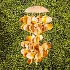 Gold Coconut Shells Coastal Windchime, , alternate image number null