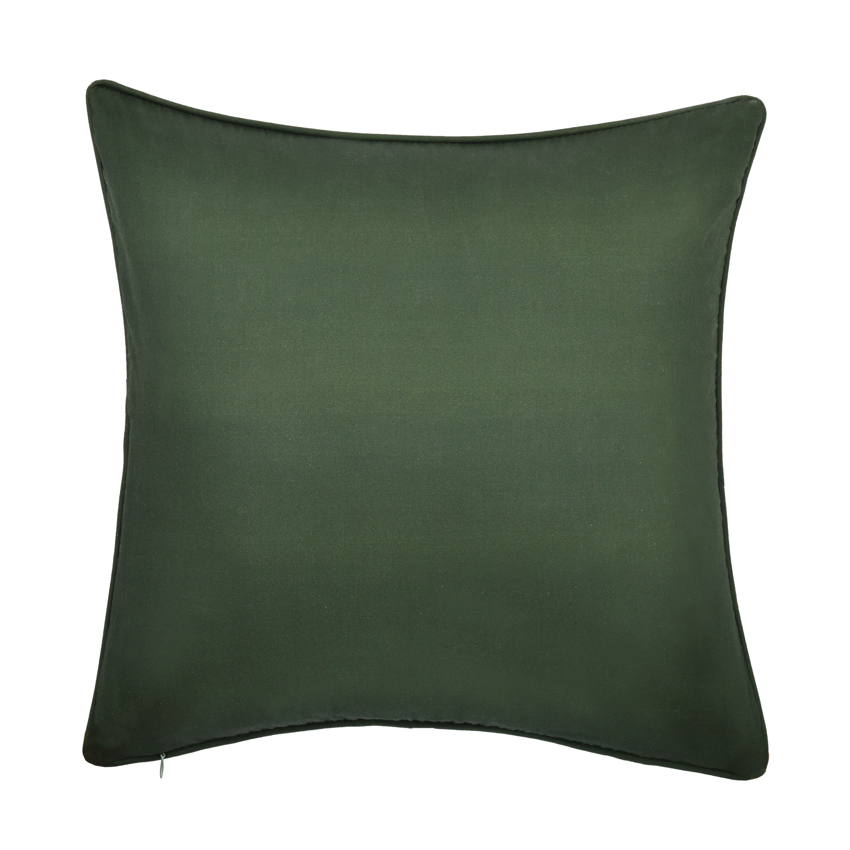 BRITTANY 18 inches SQUARE DECORATIVE THROW PILLOW, FOREST, on-hover image number 1