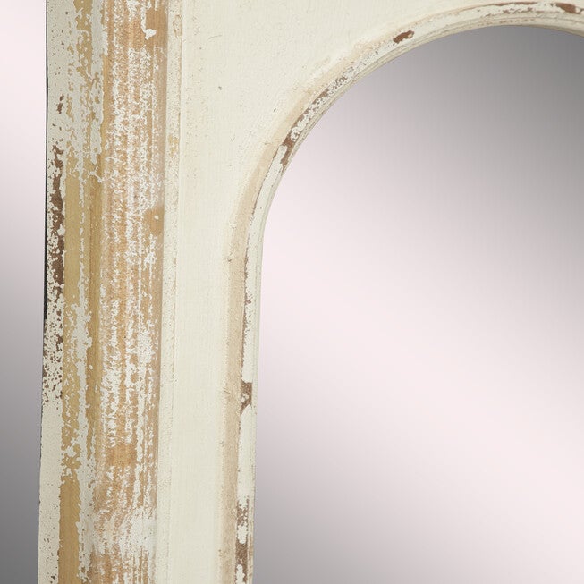 Set Of 4 Brown Wood Vintage Wall Mirror, , alternate image number 9