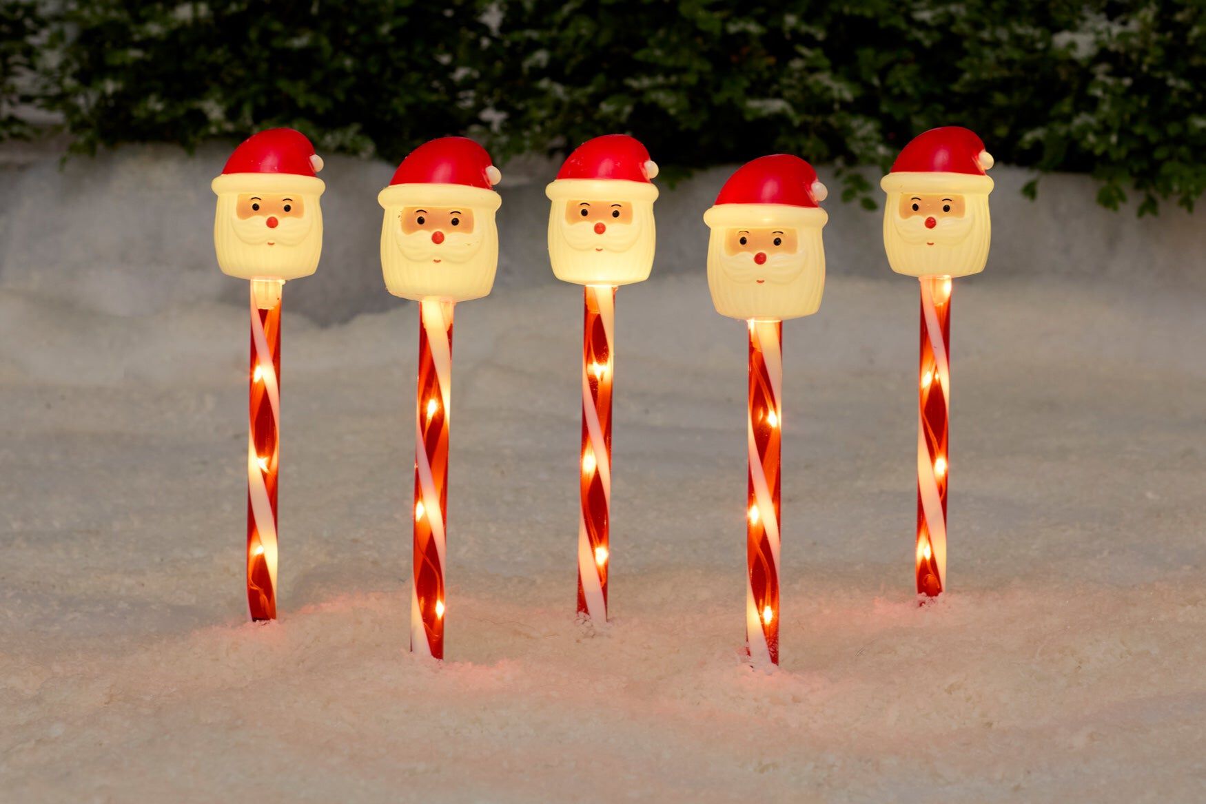 Christmas Solar Pathway Lights, Set of 5