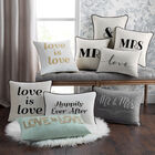 Embroidered "Love Is Love" Decorative Pillow, , on-hover image number null