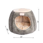 Cat Cave Shape Pet Bed With Anti- Slip Waterproof Base, , alternate image number null