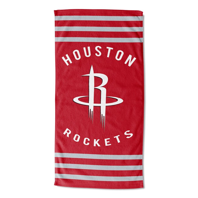 Rockets Stripes Beach Towel, MULTI, hi-res image number 0