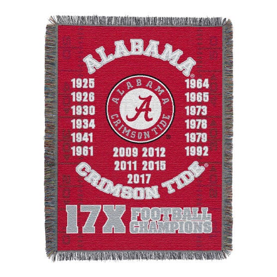 Alabama Commemorative Series Throw, MULTI, hi-res image number null