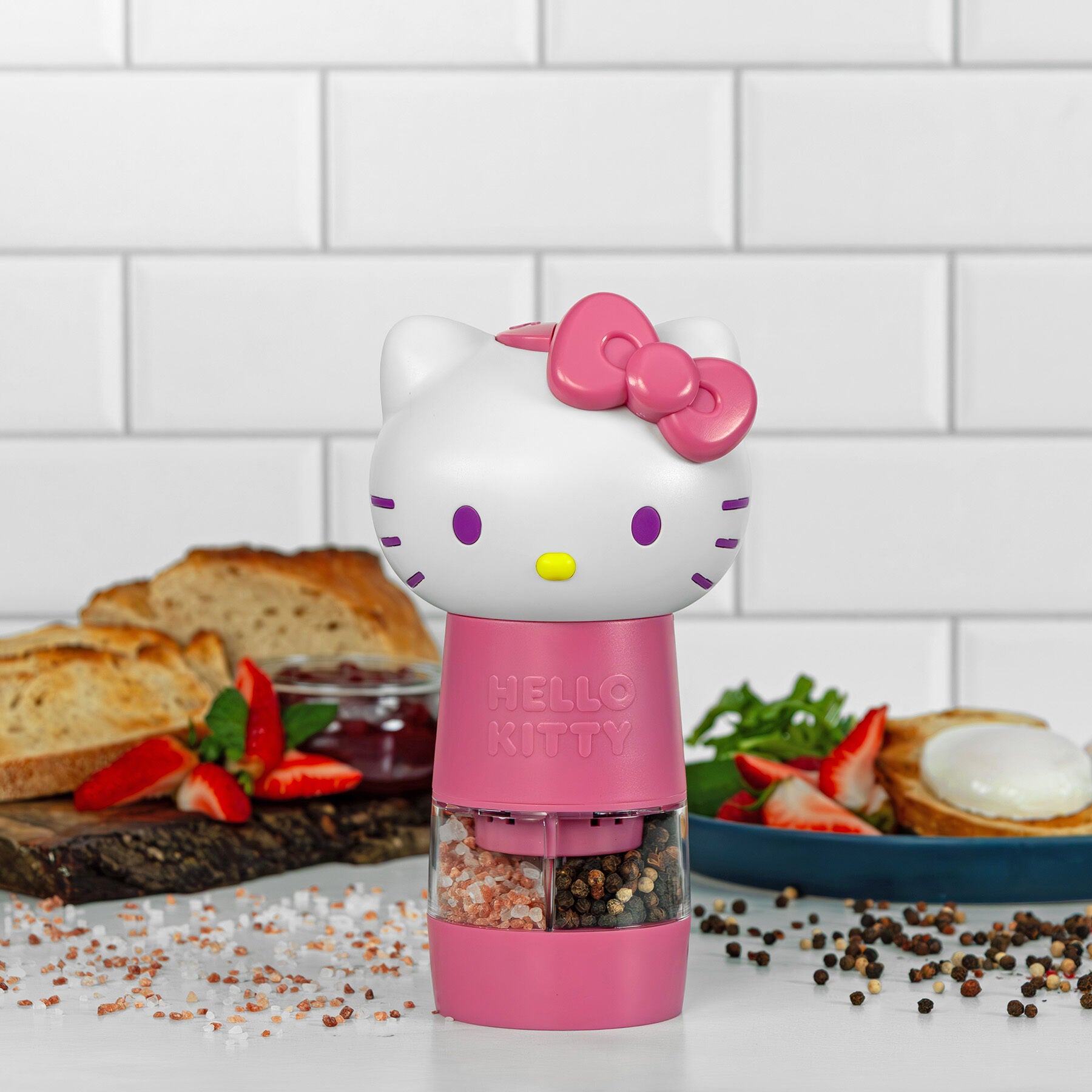 Hello Kitty Salt and Pepper Grinder, PINK, hi-res image number 0