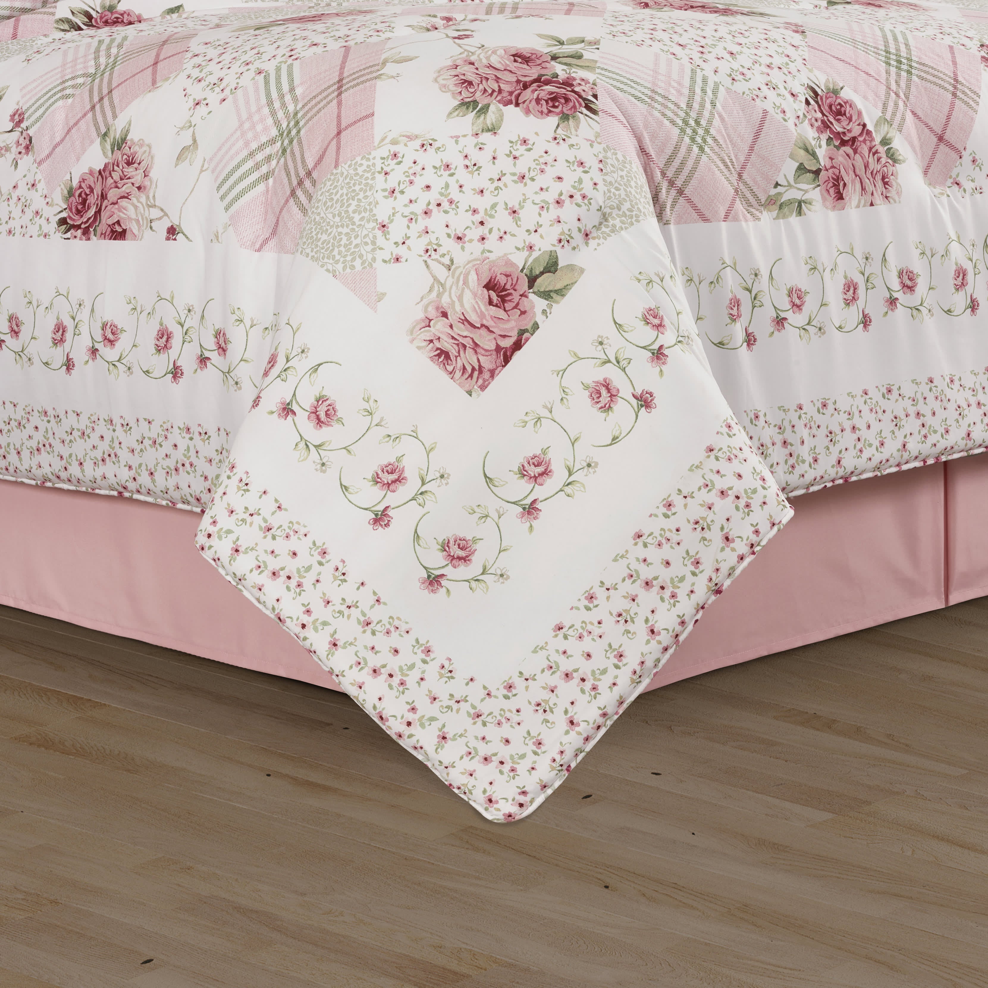 Bungalow 4 Piece Comforter Set, ROSE, alternate image number 1