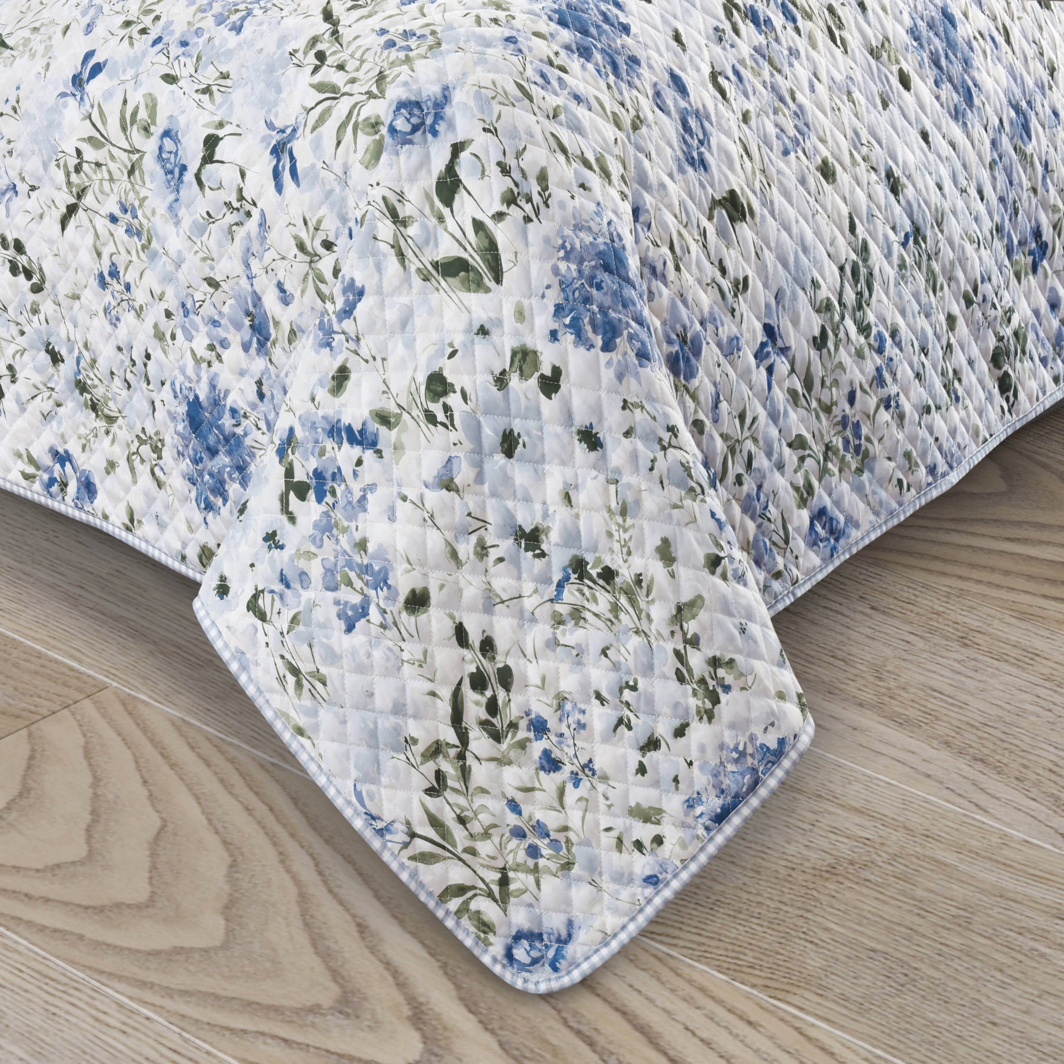 Kourtney 3 Piece Quilt Set, BLUE, alternate image number null