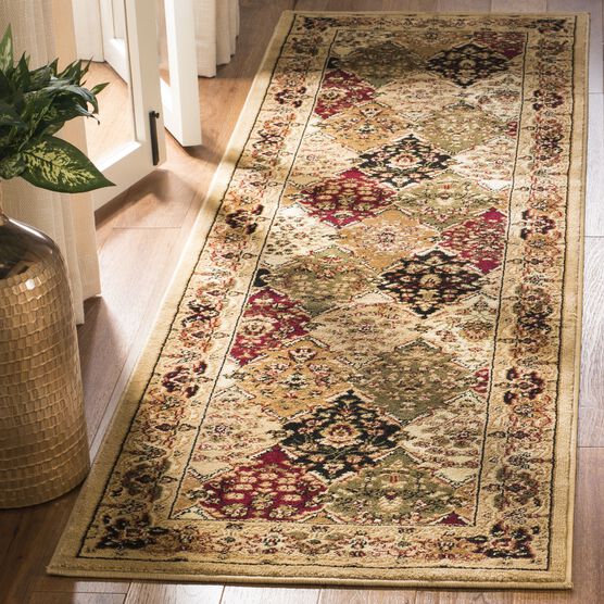 Lyndhurst 221 Multi / Beige 2'-3" X 10' Runner Rug, , on-hover image number null