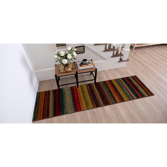 Boho Stripe Multi 2' X 8', , alternate image number null