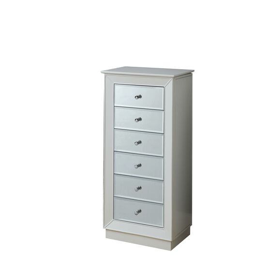 Jewelry Armoire, WHITE, hi-res image number null