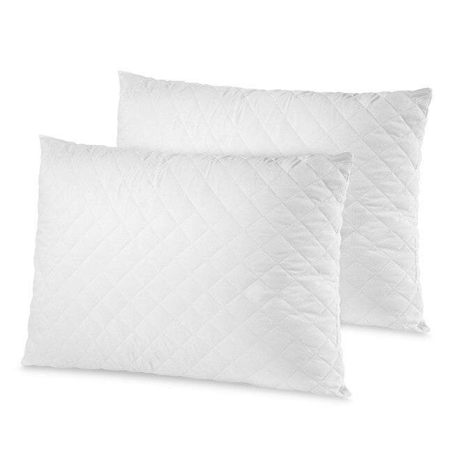 SensorPEDIC MemoryLOFT Deluxe Quilted Pillow with Gel-Infused Memory Foam Center - 2 Pack, , alternate image number 2