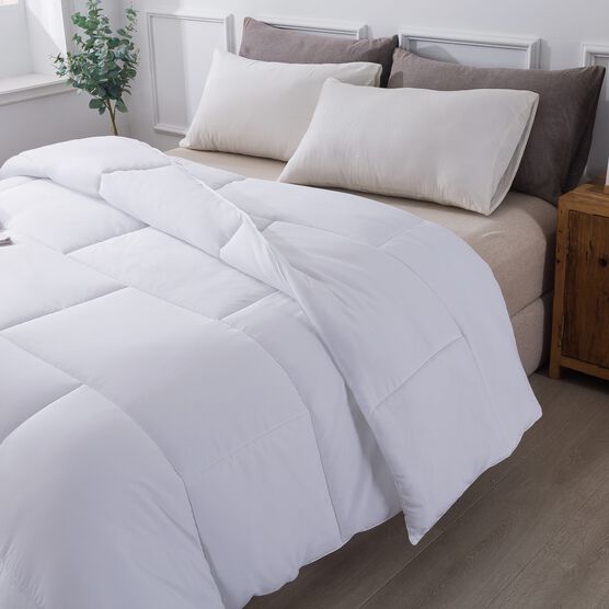 Subway Tile Down Alternative Comforter, White, , alternate image number null