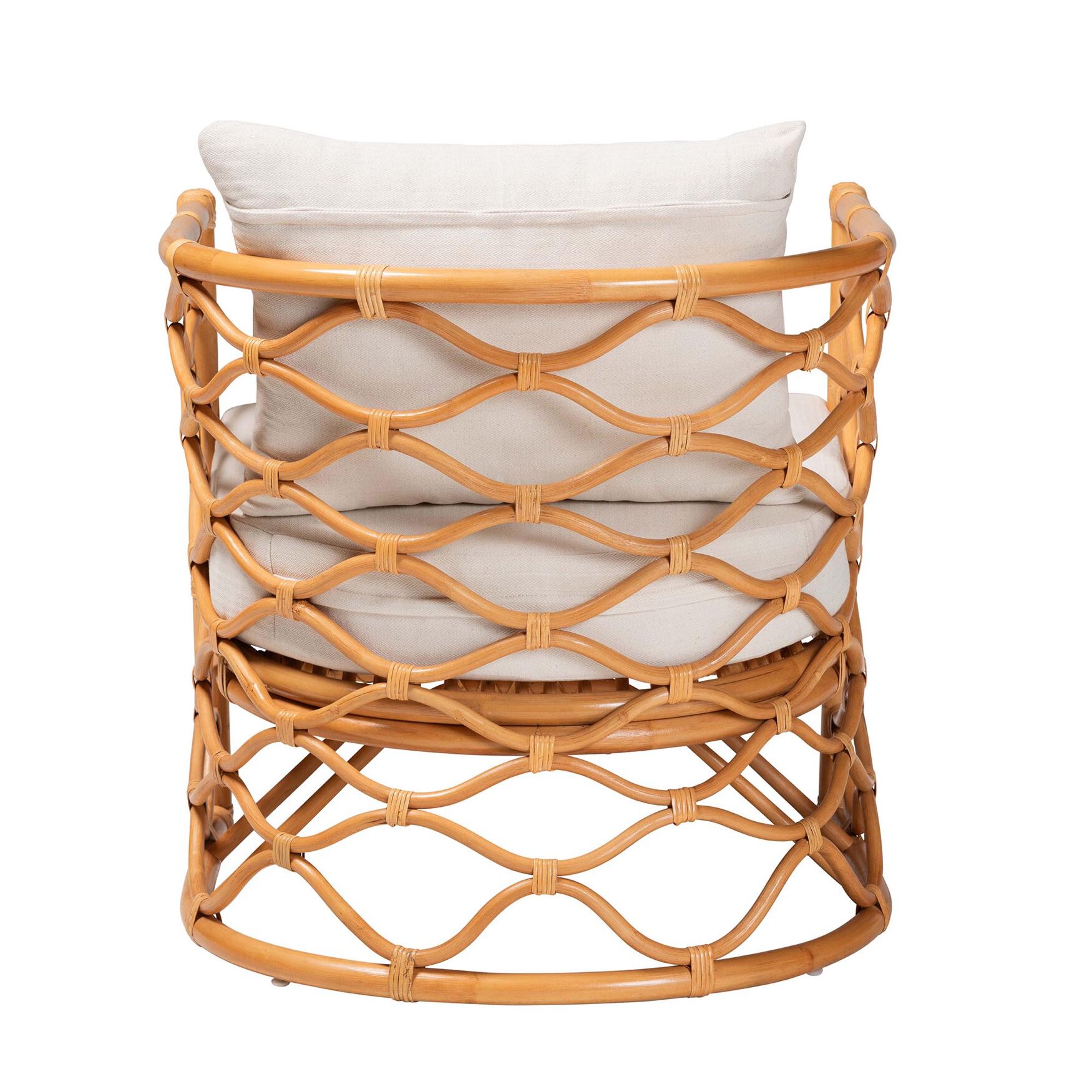 Acelynn Bohemian Light Honey Rattan Arm Chair, , alternate image number 3