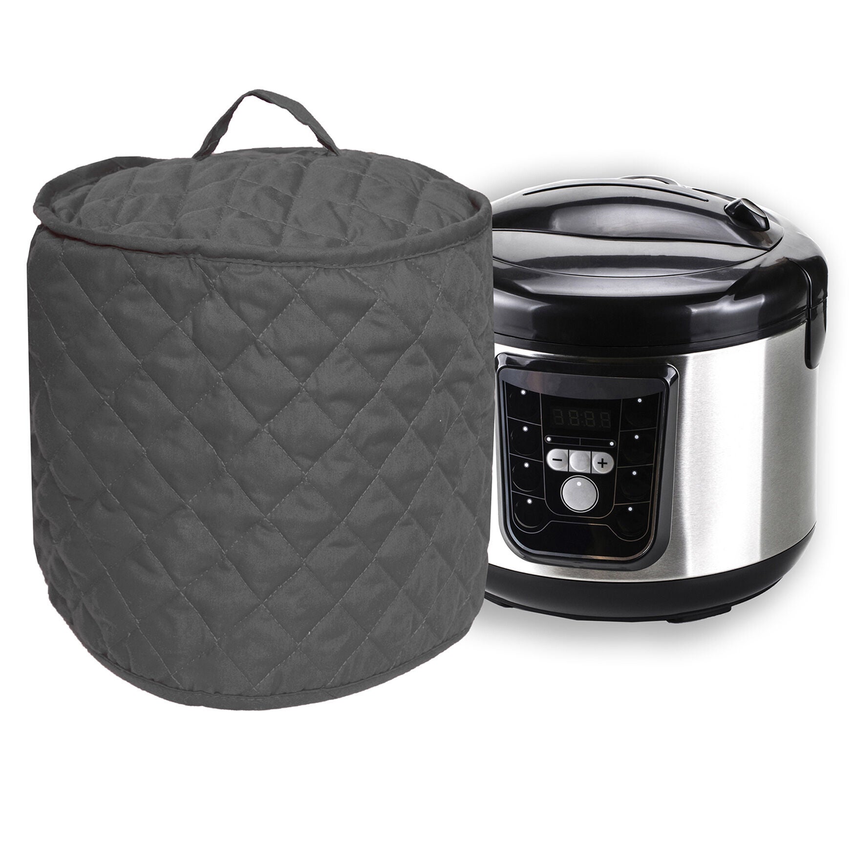 6Qt Pressure Cooker Appliance Cover, GRAPHITE, hi-res image number 0