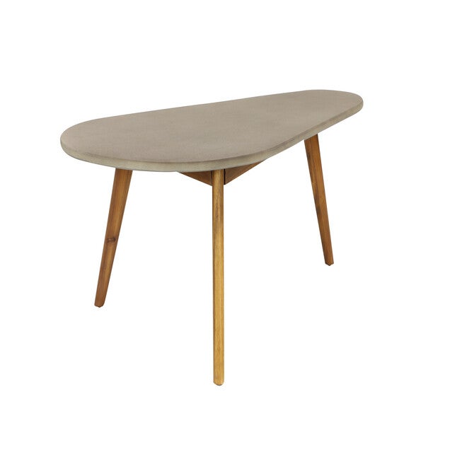 Grey Resin Modern Outdoor Accent Table, , on-hover image number null