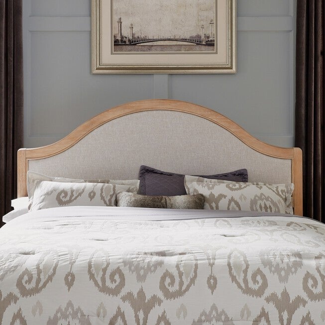 Cambridge White King Headboard, WHITE, hi-res image number 0