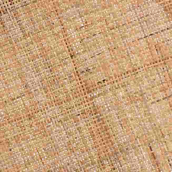 A close-up of the woven texture of the end table's surface.