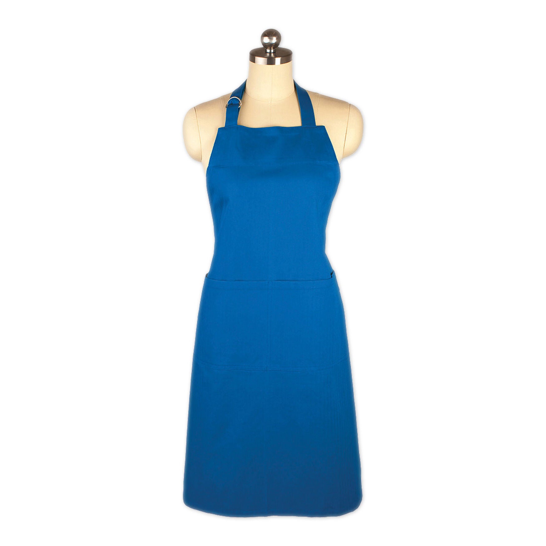 Adjustable Cotton Chef Apron, BLUEBERRY, hi-res image number 0