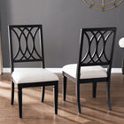 Brantingham Upholstered Dining Chairs – 2pc Set, BLACK, hi-res image number null