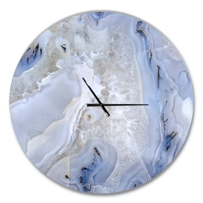 Agate Stone Modern Wall Clock, , alternate image number 1
