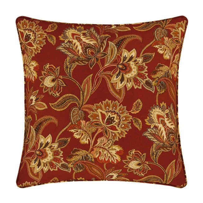 Montecito Red Euro Sham, RED, hi-res image number 0
