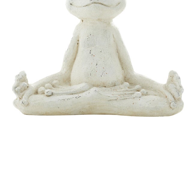 Set Of 2 White Resin Eclectic Garden Sculpture, , alternate image number null