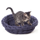 Knitted Pet Bed, NAVY, hi-res image number null