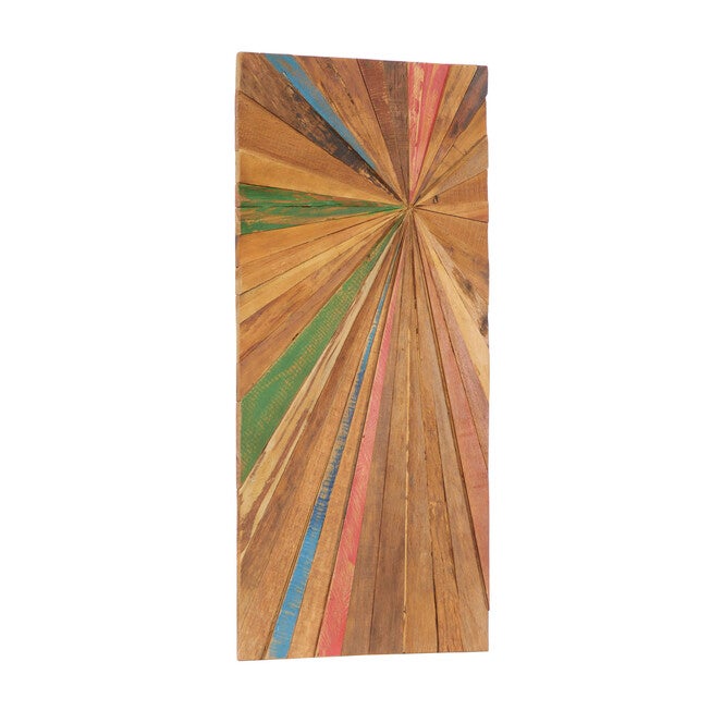 Brown Rustic Abstract Teak Wood Wall Decor Wall Decor, , alternate image number 2