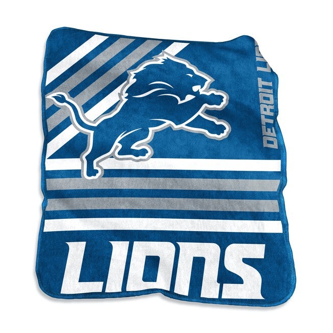 Detriot Lions Raschel Throw Home Textiles, MULTI, hi-res image number null