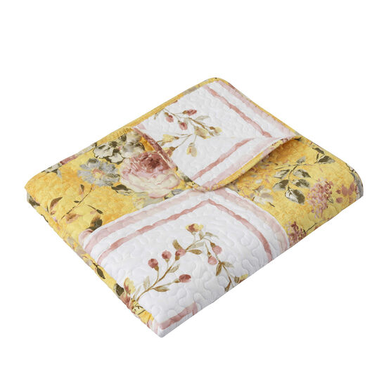 Finley Yellow Throw Blanket, , alternate image number null