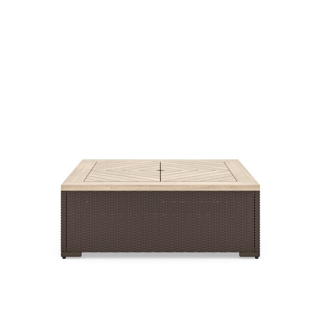 Palm Springs Outdoor Coffee Table, BROWN, hi-res image number 0