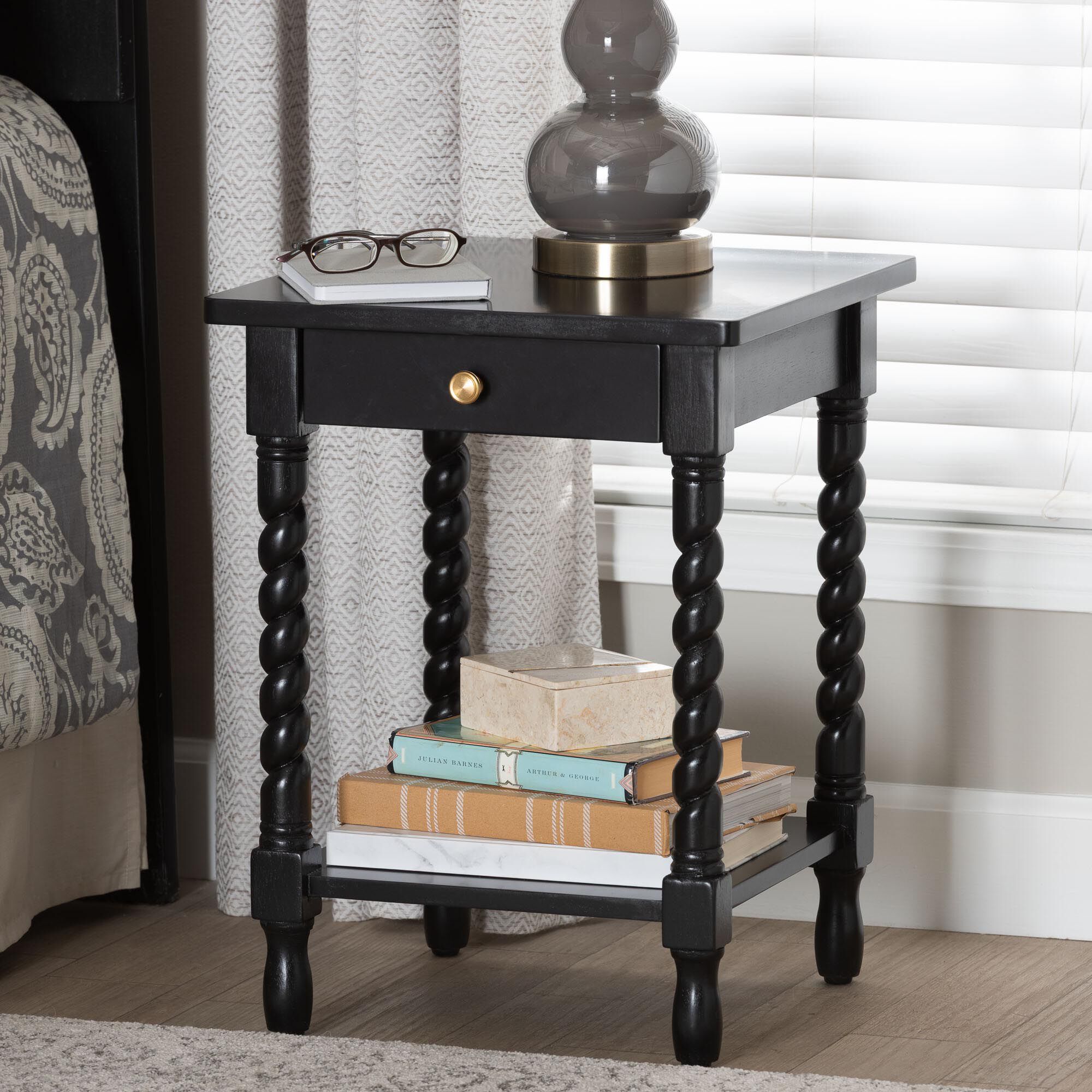 Niklas Nightstand, BLACK, hi-res image number 0
