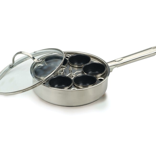 6 Egg Poacher Set, GRAY, hi-res image number 0